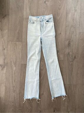 Revolve Lovers and Friends Greyson ultra high rise stretch slim boot jeans